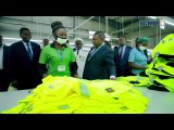 Mozambican President Filipe Nyusi tours Kigali Special Economic Zone (KSEZ)