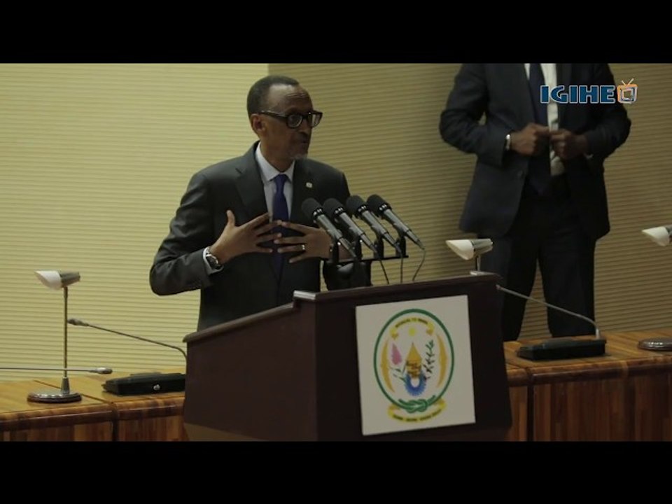 Ijambo rya Perezida Kagame nyuma yo kwakira indahiro z’abadepite bashya 80