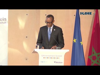 G20 Investment Summit Keynote by President Kagame  Berlin, 30 October 2018 1