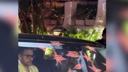 Newlyweds Arbaaz Khan and Shura step out for a dinner date, refrain from posing together