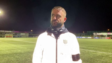 Alton manager Kevin Adair post-Sandhurst Town