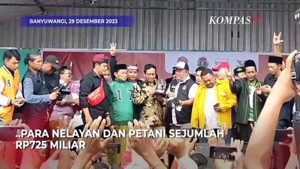 Janji Mahfud MD Hapus Utang Petani dan Nelayan Saat Kampanye di Banyuwangi