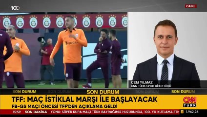 TFF'den resmi açıklama: Maç İstiklal Marşı ile başlayacak