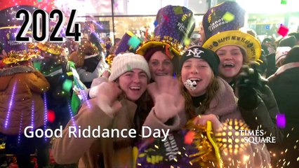 Good Riddance Day Goes Up In Flames in Times Square!