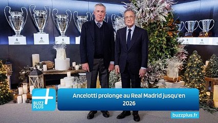 Ancelotti prolonge au Real Madrid jusqu'en 2026