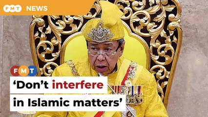 Selangor sultan warns non-Muslims against interfering in Islamic matters
