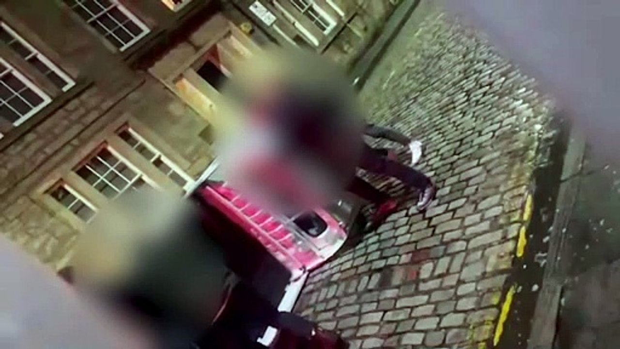 Hearts fans vandalise truck parked in Edinburgh street