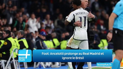 Foot: Ancelotti prolonge au Real Madrid et ignore le Brésil