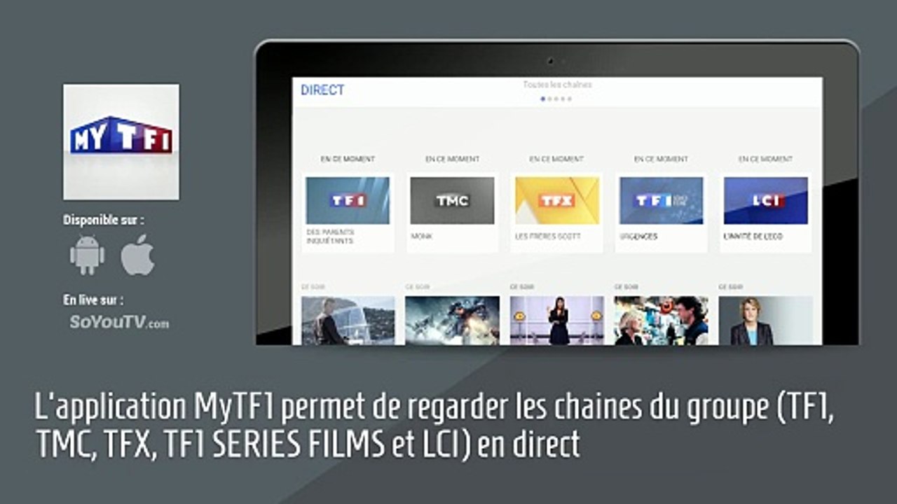 Comment regarder TF1 en direct sur mobile - Vidéo Dailymotion