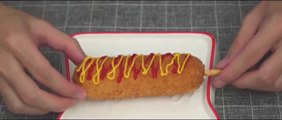 how to make Korean Street Cheese Corn Dogs !! tasty cheese corn dog