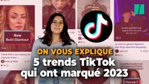 Ces 5 tendances TikTok qui ont marqué l’année 2023