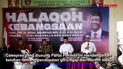 Mahfud MD Tegaskan Kesejahteraan Guru Ngaji dan Marbot Masjid jadi Prioritas Pertama