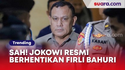 SAH! Jokowi Resmi Berhentikan Firli Bahuri Sebagai Ketua KPK