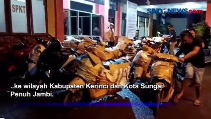 Puluhan Motor Bodong dari Pulau Jawa Diamankan Polisi di Jambi