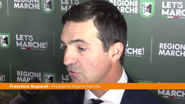 Acquaroli Per le Marche il 2023 è stato un anno importante