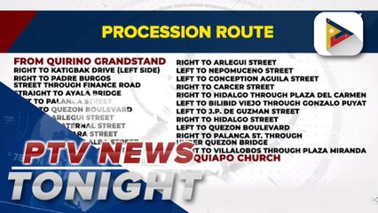 Traslacion 2024 route, activities released