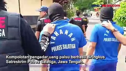 Polisi Ungkap Sindikat Pengedar Uang Palsu Berbahan Kertas Kue di Salatiga
