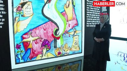 İstanbul'da "Kurşun Geçirmez Düşler: Gazzeli Çocuk Ressamlar Sergisi" açıldı