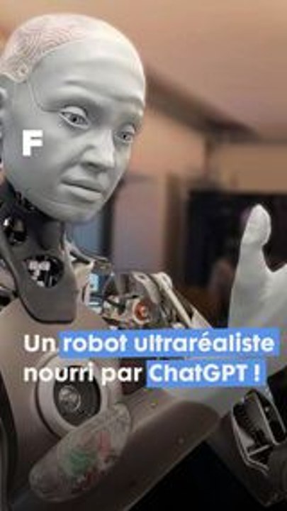 #Ameca fusionne avec #ChatGPT est devient un robot ultraréaliste !