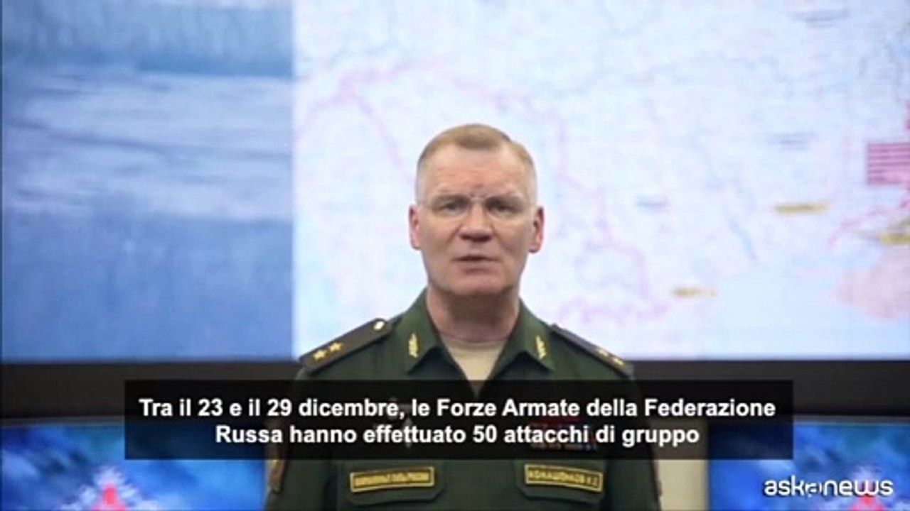 Mosca: attacchi massicci contro obiettivi militari in Ucraina
