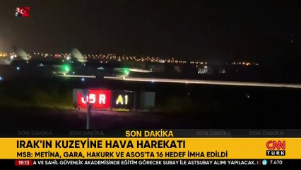 Son dakika haberi: Irak'ın kuzeyine hava harekatı! 16 hedef imha edildi