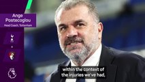 Postecoglou laments Tottenham squad depth