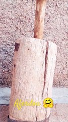 An old Amazigh tool for grinding grain _aferdou_
