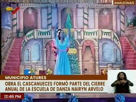 Amazonenses disfrutaron de la obra el Cascanueces realizada por la Escuela de Danza Nairyn Arvelo