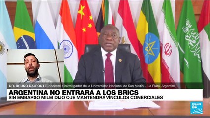 Bruno Dalponte: 'Argentina no puede prescindir de espacios como los BRICS'