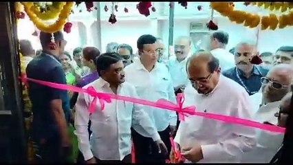 पालकमंत्री कार्यालयाचा पालकमंत्री विखे पाटील हस्ते शुभारंभ