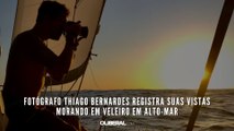 Fotógrafo Thiago Bernardes registra suas vistas morando em veleiro em alto-mar