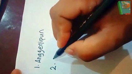 Belajar Menulis Huruf Pegon Part 18(360P)