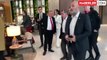 Galatasaray Başkanı Dursun Özbek, TFF Başkanı Mehmet Büyükekşi ile görüşmek üzere otele geldi
