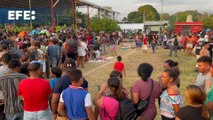 Migrantes de la caravana cuestionan el conteo que hace de ellos el presidente de México