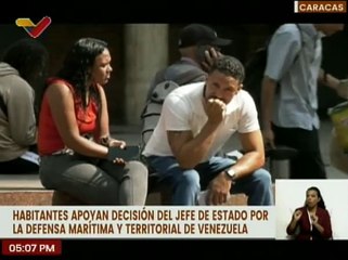 Caraqueños rechazan categóricamente las acciones provocativas por parte del  Gobierno Británico