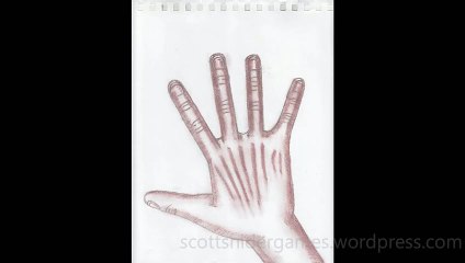 Hand Charcoal Pencil Sketch Video #2 (12-29-2023)