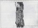 Nike Windrunner Jacket Girl Pencil Sketch Video (12-29-2023)
