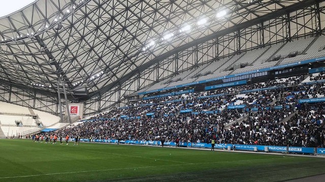 La reprise de l'entraînement en public à l'Orange Vélodrome