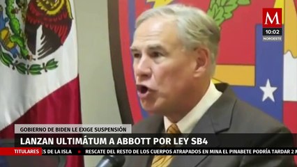 Joe Biden lanza ultimátum a Greg Abbott por 'Ley antimigrante'