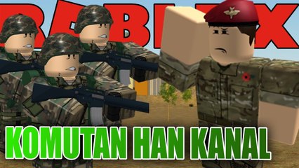 KOMUTAN HAN KANAL ASKERLERİNİ EĞİTİYOR | ROBLOX Army Training Obby