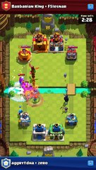 Clash Royale: 30/12 gameplay (Army Build Teamwork)