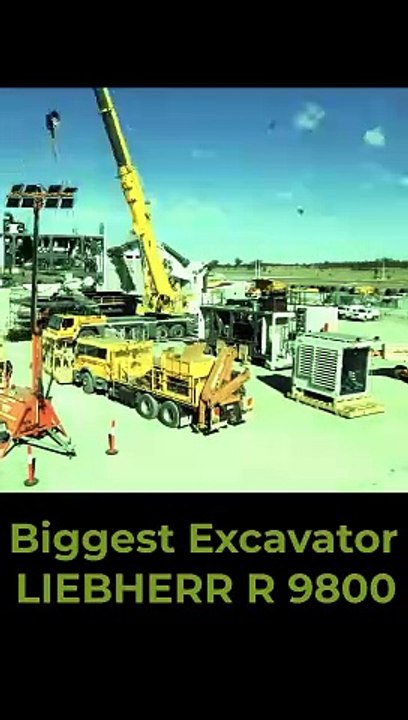 Biggest Excavator in Action LIEBHERR R 9800