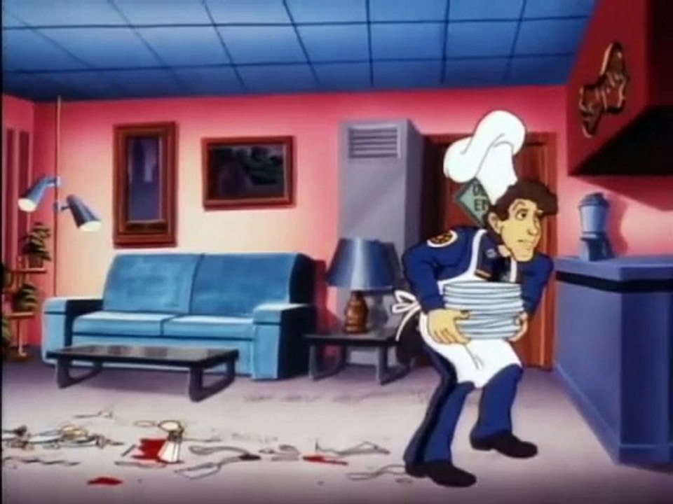 TOONHWAKS. POLICE ACADEMY ( NINE COPS AND BABY)