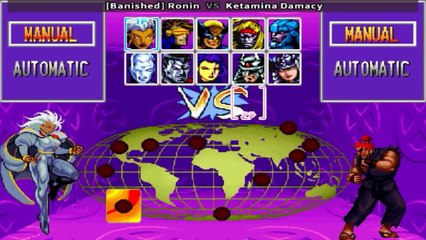 [Banished] Ronin vs Ketamina Damacy - X-Men - children of the atom (Boss Hack)