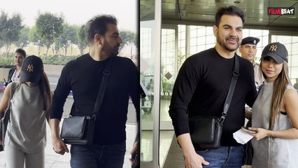 दूसरी शादी के बाद Arbaz Khan Wife Shura Khan के साथ हाथों में हाथ डालकर Honeymoon पर निकले!