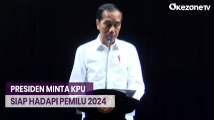 Presiden Joko Widodo Minta KPU Pusat hingga Daerah Bersiap Hadapi Pemilu 2024