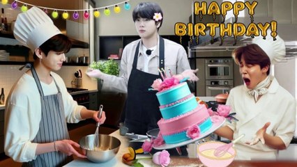 BTS : JIN BIRTHDAY Cooking  // Hindi dubbed // Part-1 | Netflix
