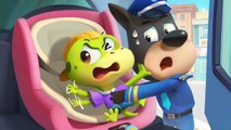 I Don't Like Child Safety Seat _ Safety Tips _ Cartoons for Kids _ Sheriff Labrador _ BabyBus