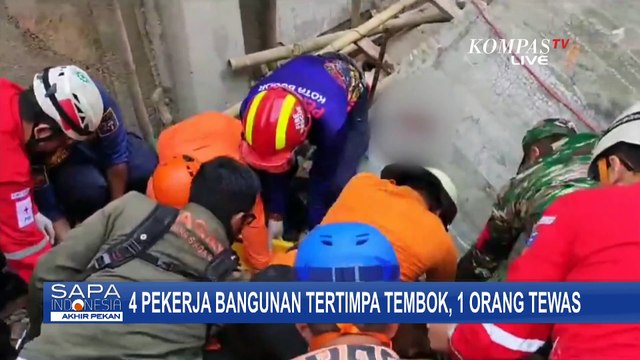 4 Pekerja Bangunan Tertimpa Tembok Saat Merenovasi Ruko di Bogor, 1 Orang Tewas