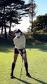 KLPGA tour pro Hyebin Lee’s control iron shot!  KLPGA 투어프로 이혜빈프로의 컨트롤 아이언샷!